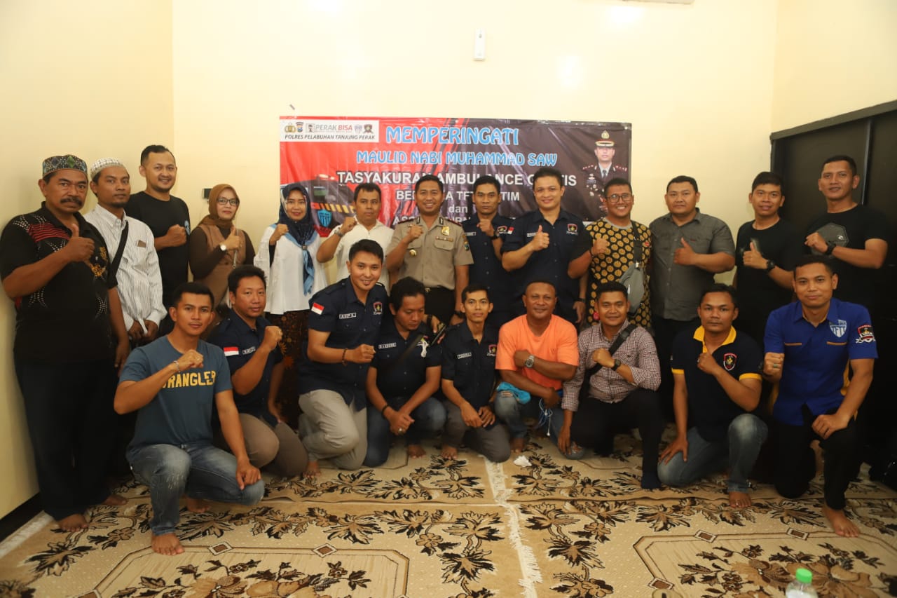 Wakapolres Tanjung Perak Resmikan Peluncuran Ambulance Gratis