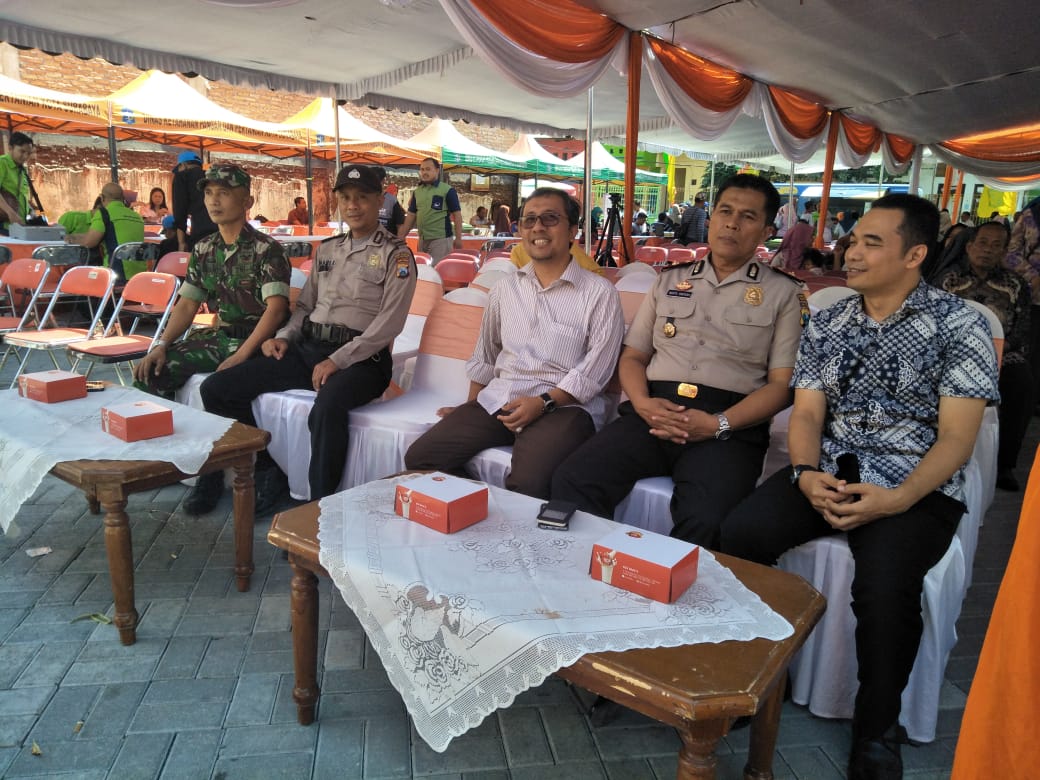 Kapolsek Semampir Hadiri Acara Pertunjukkan Rakyat di Wonosari Lor