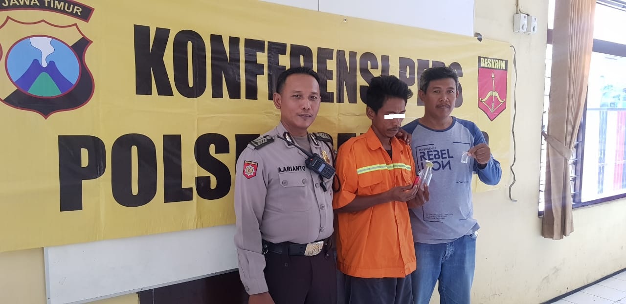 Polsek Semampir Amankan Pengguna Sabu Jatisrono