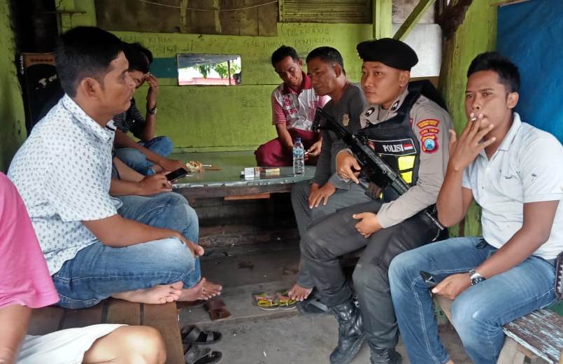 Satsabhara Polres Tanjung Perak Gelar Patroli di Pemukiman, Antisipasi Kriminalitas 3C