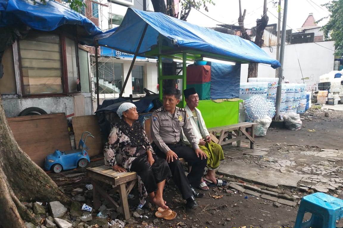 Polsek Pabean Cantikan Terus Suarakan Ajakan Menggunakan Hak Pilih