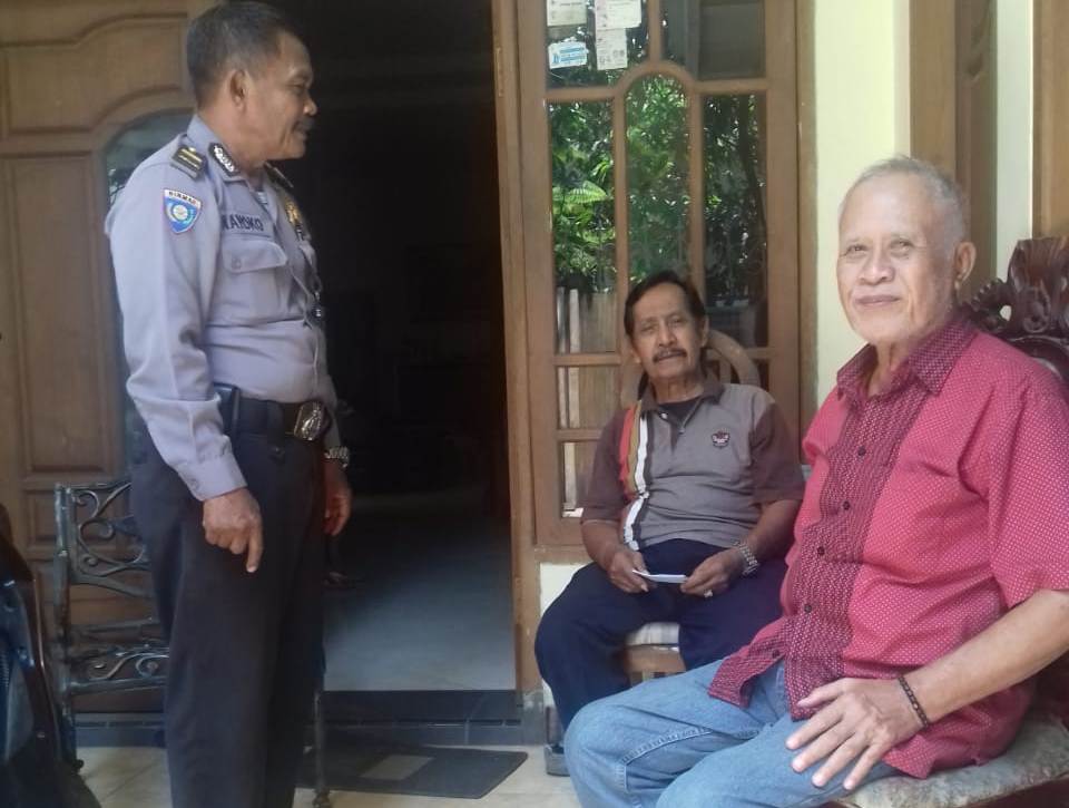 Rangkul Tomas, Polsek Pabean Cantikan Bertekad Ciptakan Pemilu 2019 Damai