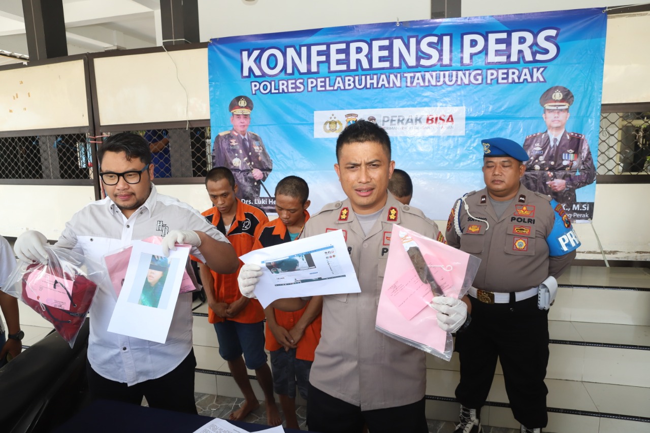 Polres Tanjung Perak Gulung Komplotan Curas Bermodus Akun Cewek Cantik