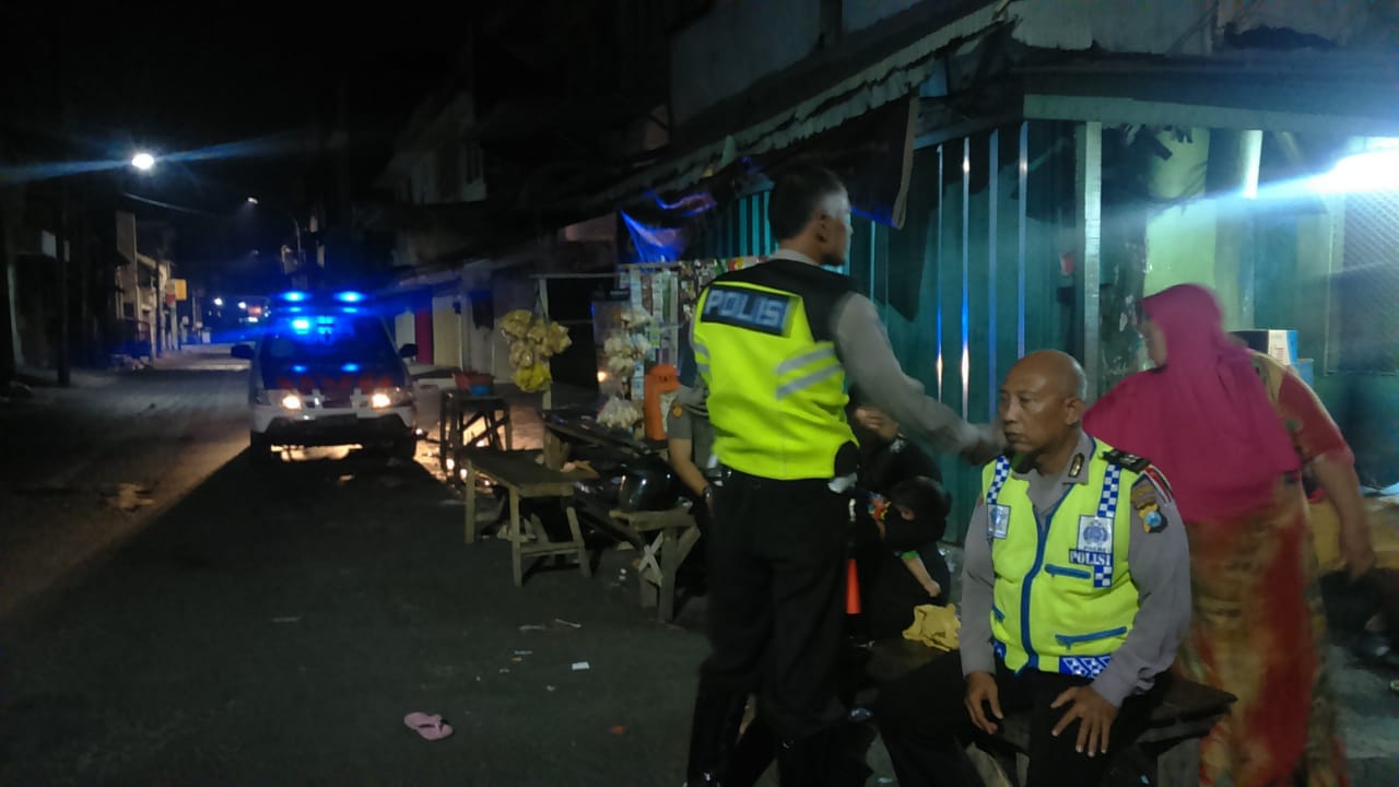 Antisipasi Kriminalitas Jalanan, Polsek Pabean Cantikan Rutin Patroli Malam