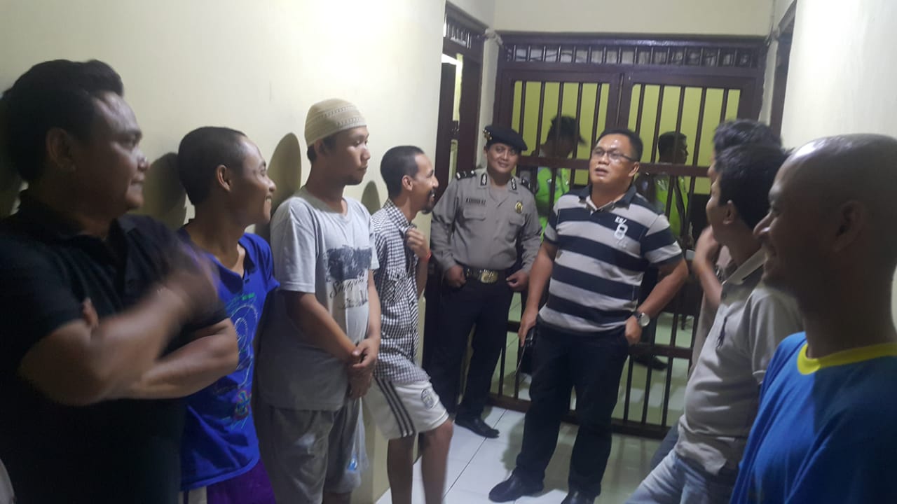 Polsek Pabean Cantikan Lakukan Pengecekan Malam Tahanan