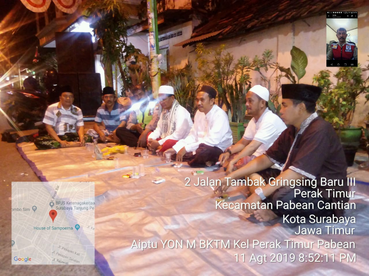 Babinkamtibmas Perak Timur Sampaikan Pesan Jaga Kerukunan