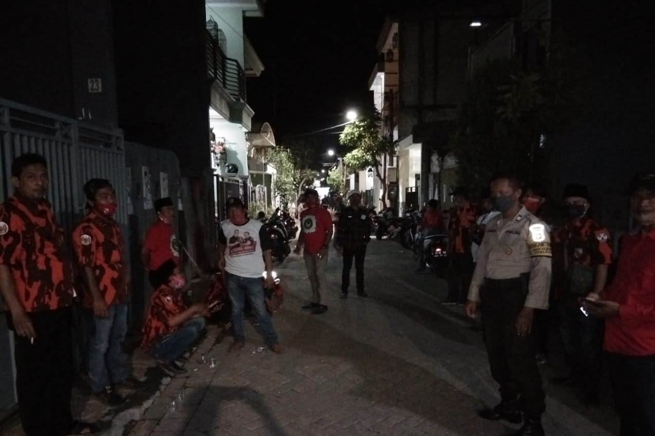 Polsek Kenjeran PAM Kunjungan Cawali di Takal Kedinding