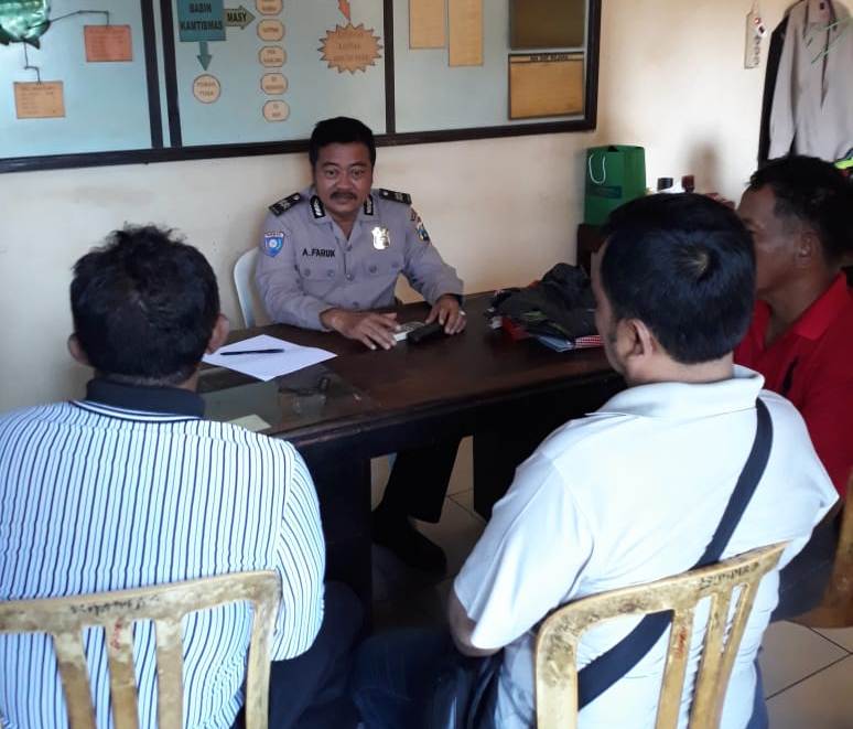 Babinkamtibmas Ampel Sampaikan Pesan Positif Pemilu 2019