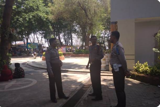 Cegah Tindak Kriminalitas, Polsek Kenjeran Pantau THP Pantai Ria