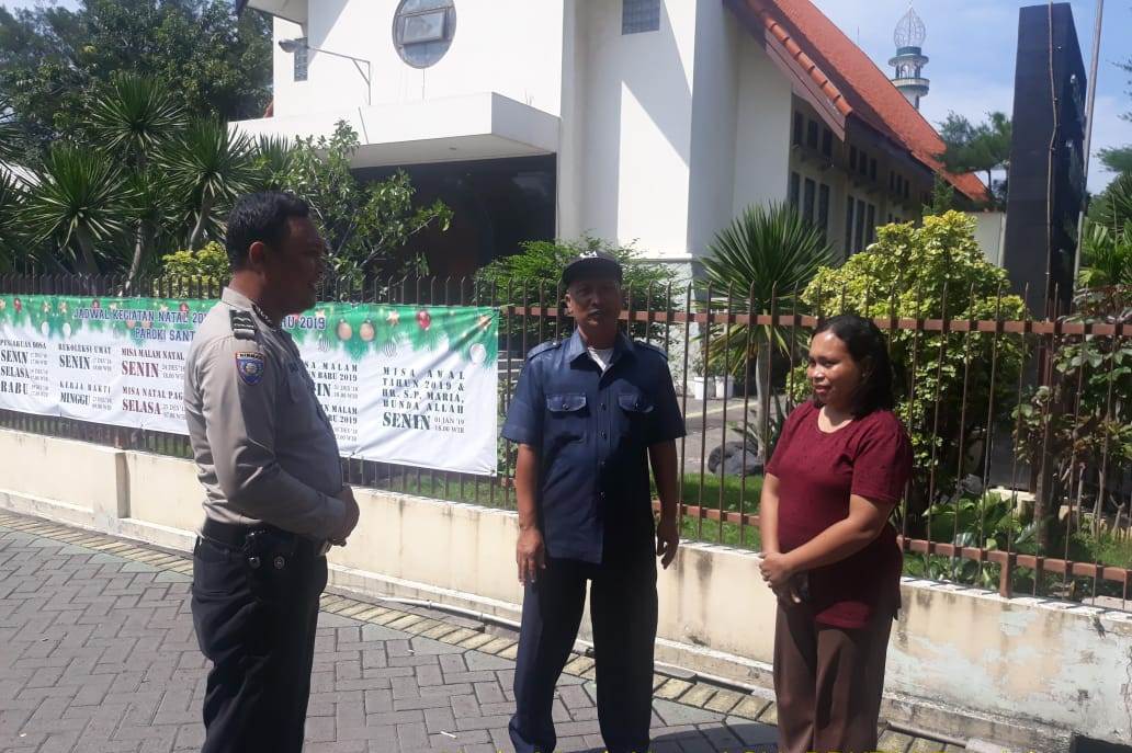 Cegah Kriminalitas & Teror, Pengelola Gereja Dihimbau Waspadai Orang Tak Dikenal