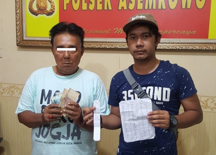 Unit Reskrim Polsek Asemrowo Tangkap Pengecer Togel