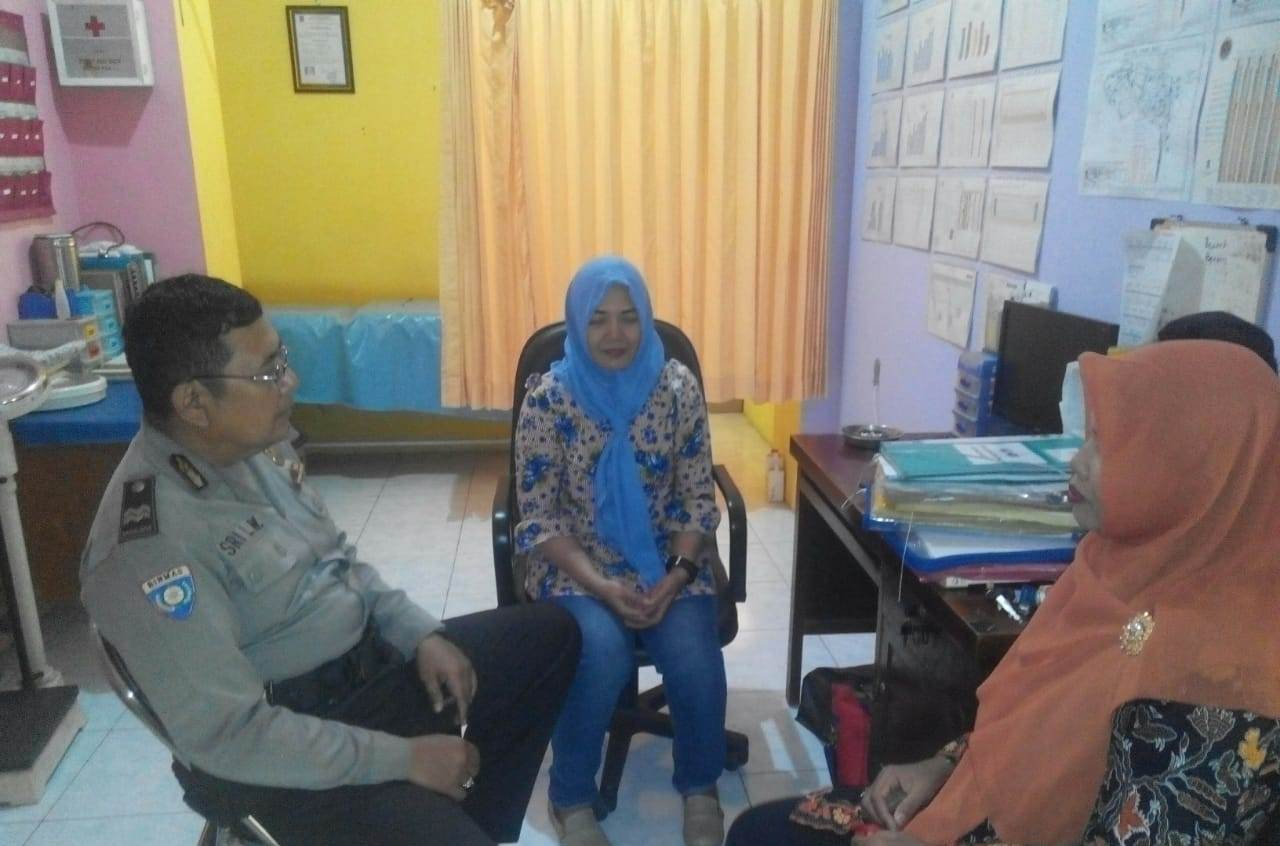 Babinkamtibmas Pegirian Sampaikan Himbauan Cegah Demam Berdarah