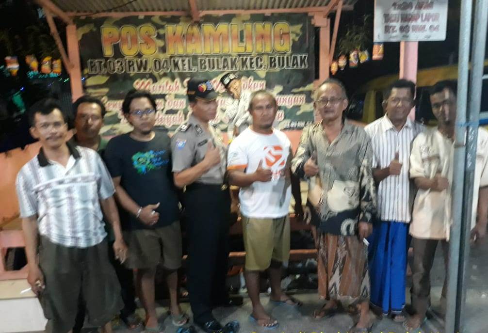 Tekan Curanmor, Babinkamtibmas Bulak Sampaikan Himbauan Waspada Parkir
