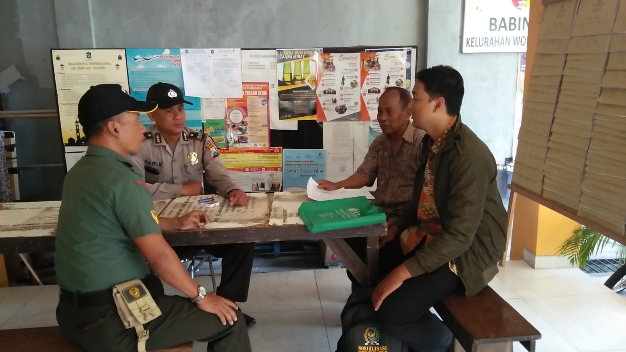 Babinkamtibmas Wonokusumo Titip Himbauan Anti Hoax