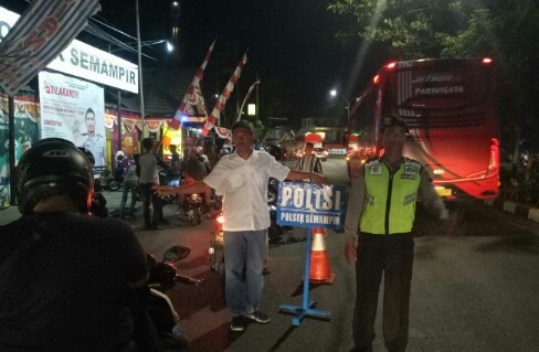 Tekan Kriminalitas, Polsek Semampir Terus Gelar Operasi Cipkon