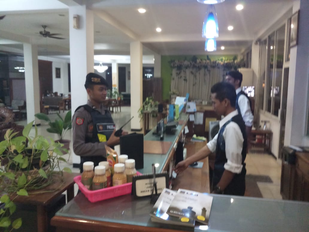 Patroli Obyek Vital, Satsabhara Polres Tanjung Perak Sambang Hotel Pacific