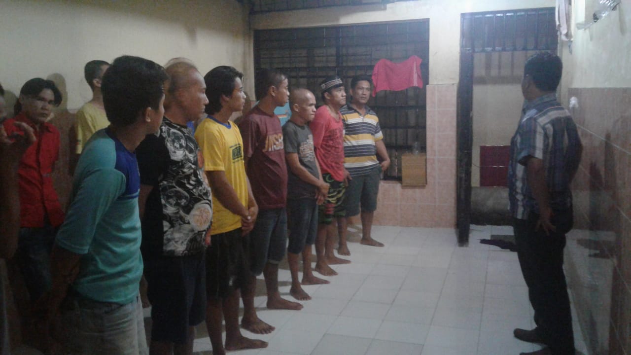 Antisipasi Tahanan Sakit, Polsek Krembangan Lakukan Pengecekan Malam