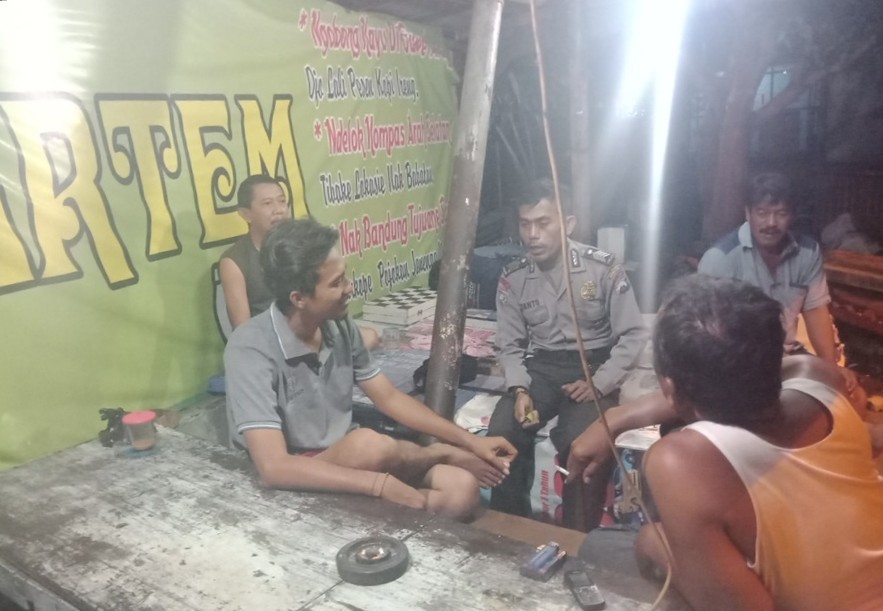 Tekan Kriminalitas 3C, Polsek Krembangan Rajin Sampaikan Pesan Waspada Orang Tak Dikenal