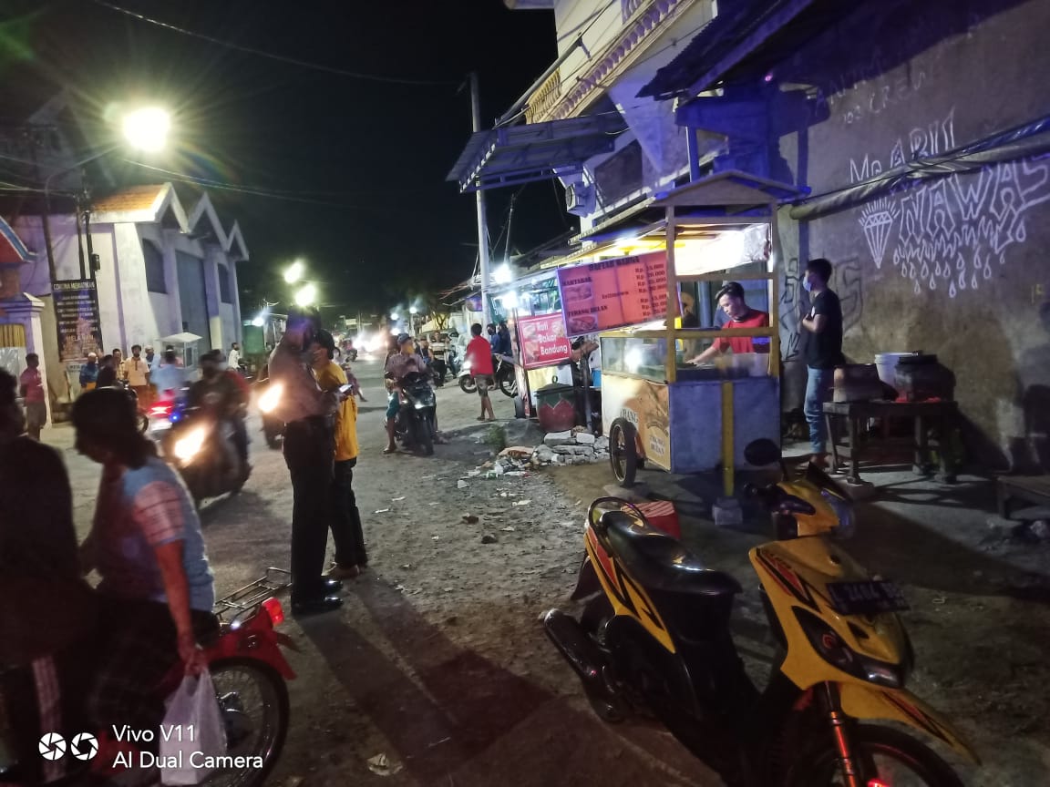 Wakapolsek Semampir, Pimpin Operasi PPKM Darurat, Sasar Warung & Toko-Toko