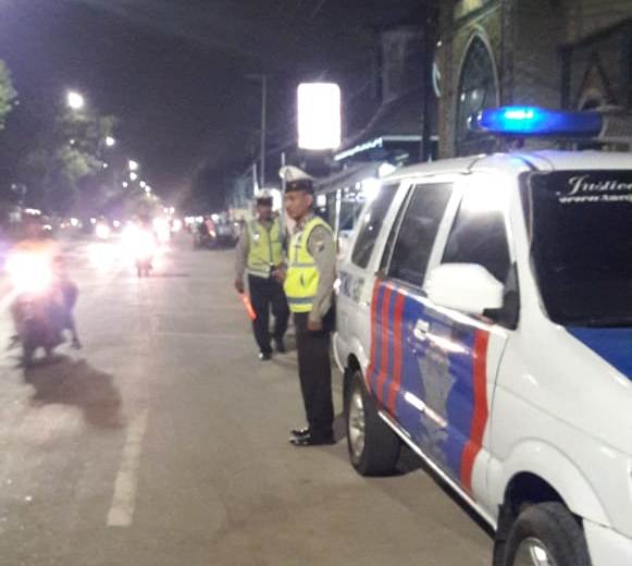 Antisipasi Balap Motor & Jambret, Polsek Krembangan Rutin Patroli Malam