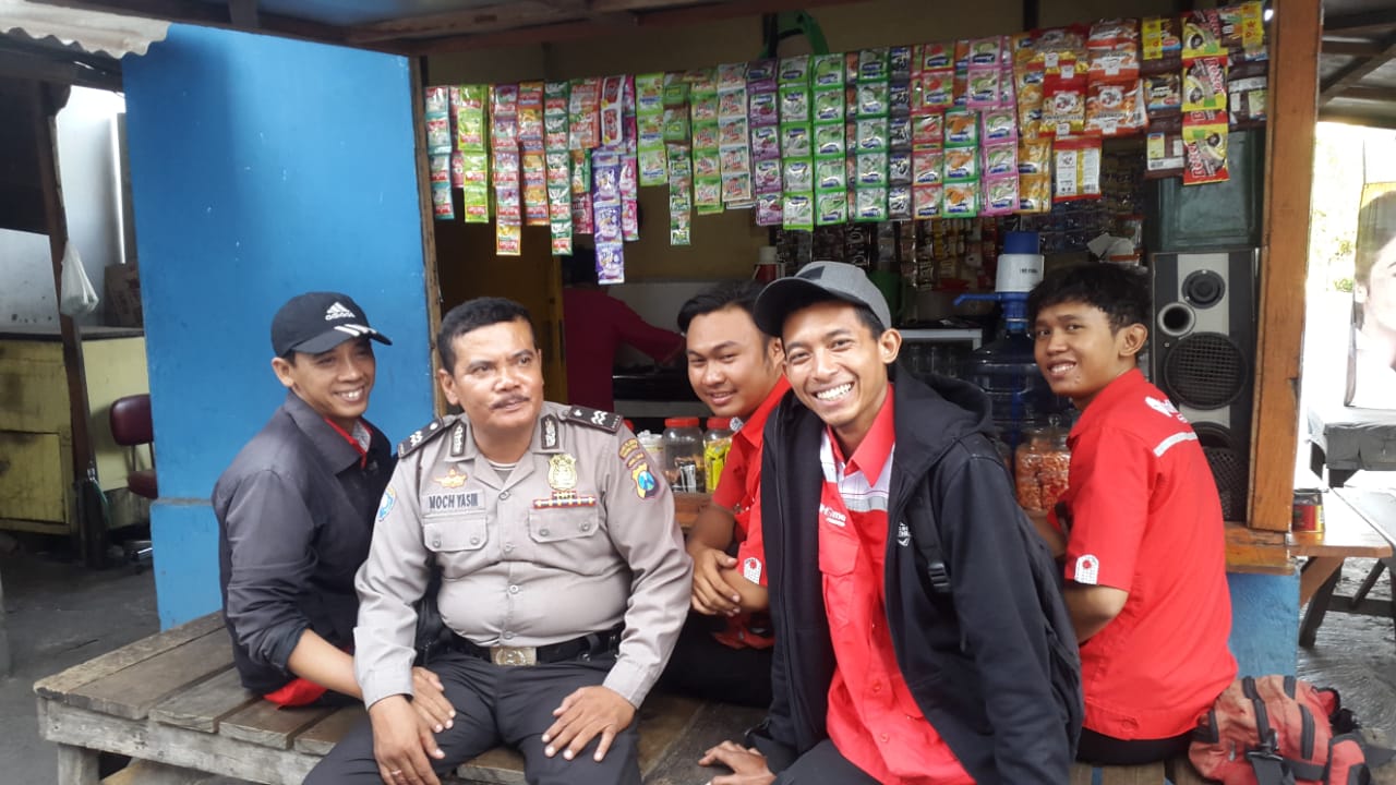 Polsek Pabean Cantikan Ajak Masyarakat Tidak Gulput Dalam Pemilu 2019