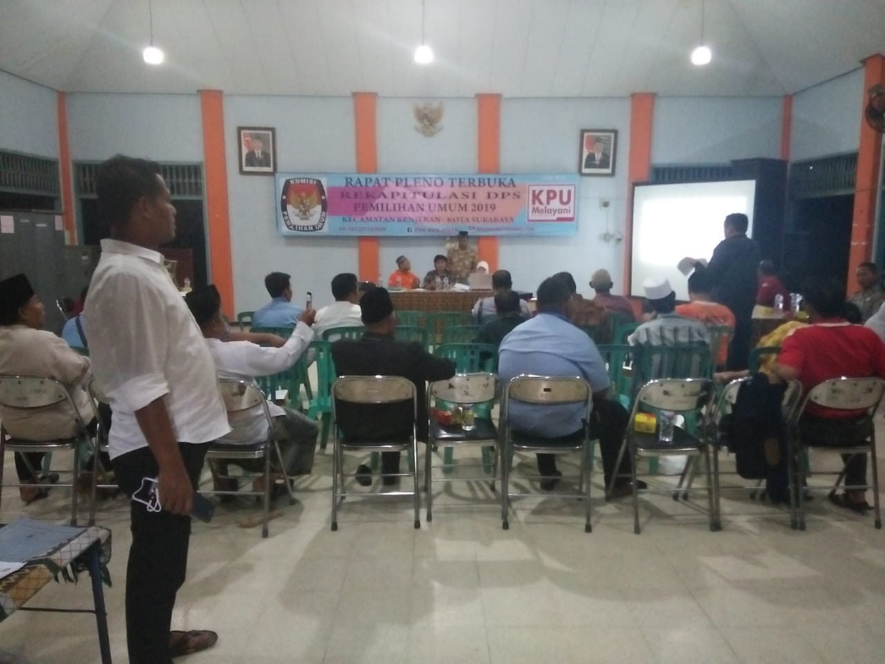 Polsek Kenjeran Amankan Pelaksanaan Rapat Pleno Rekapitulasi DPS