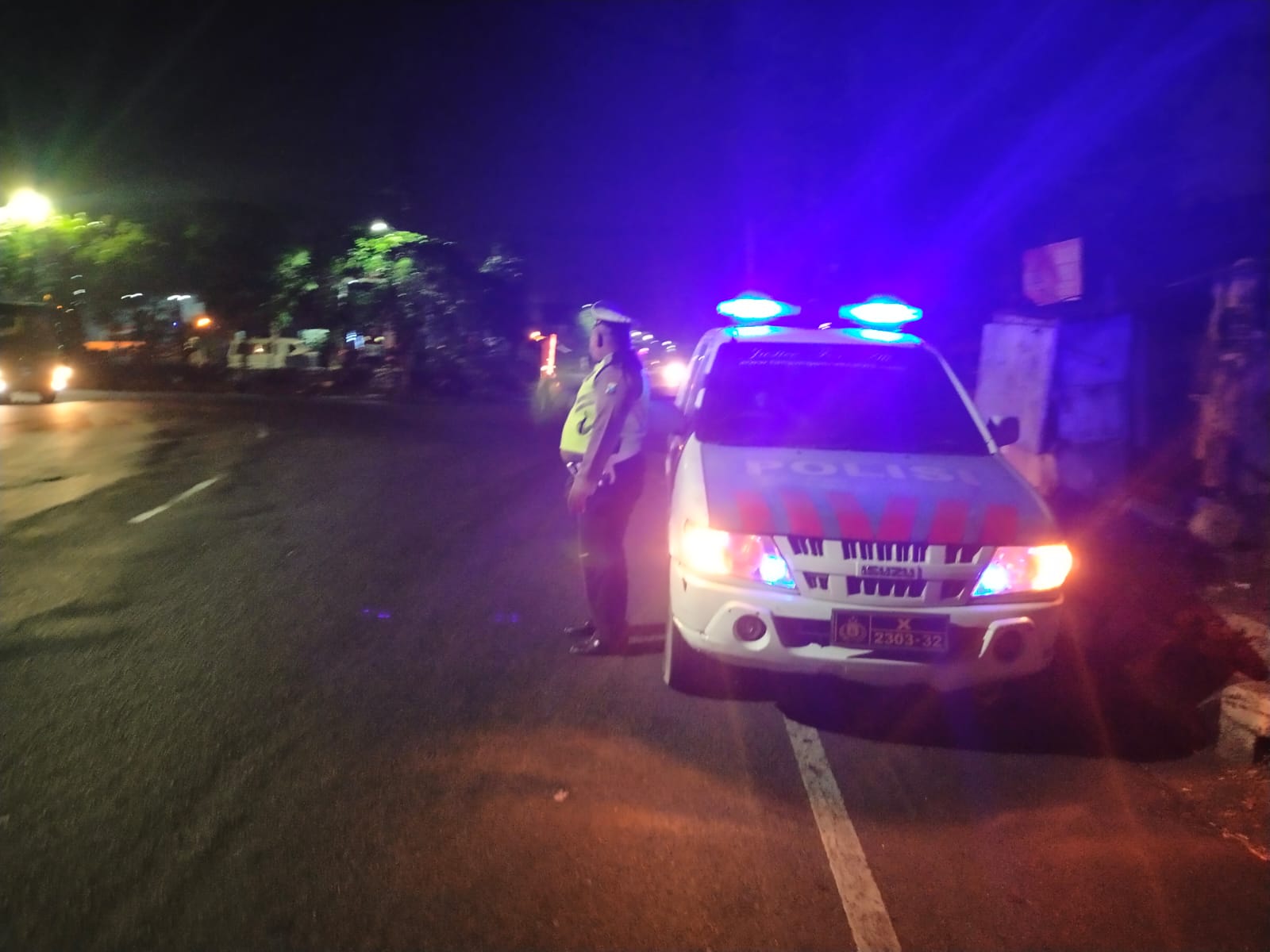 Polsek Krembangan Gelar Patroli Mobile di Malam Hari, Antisisipasi Gangguan Kamtibmas