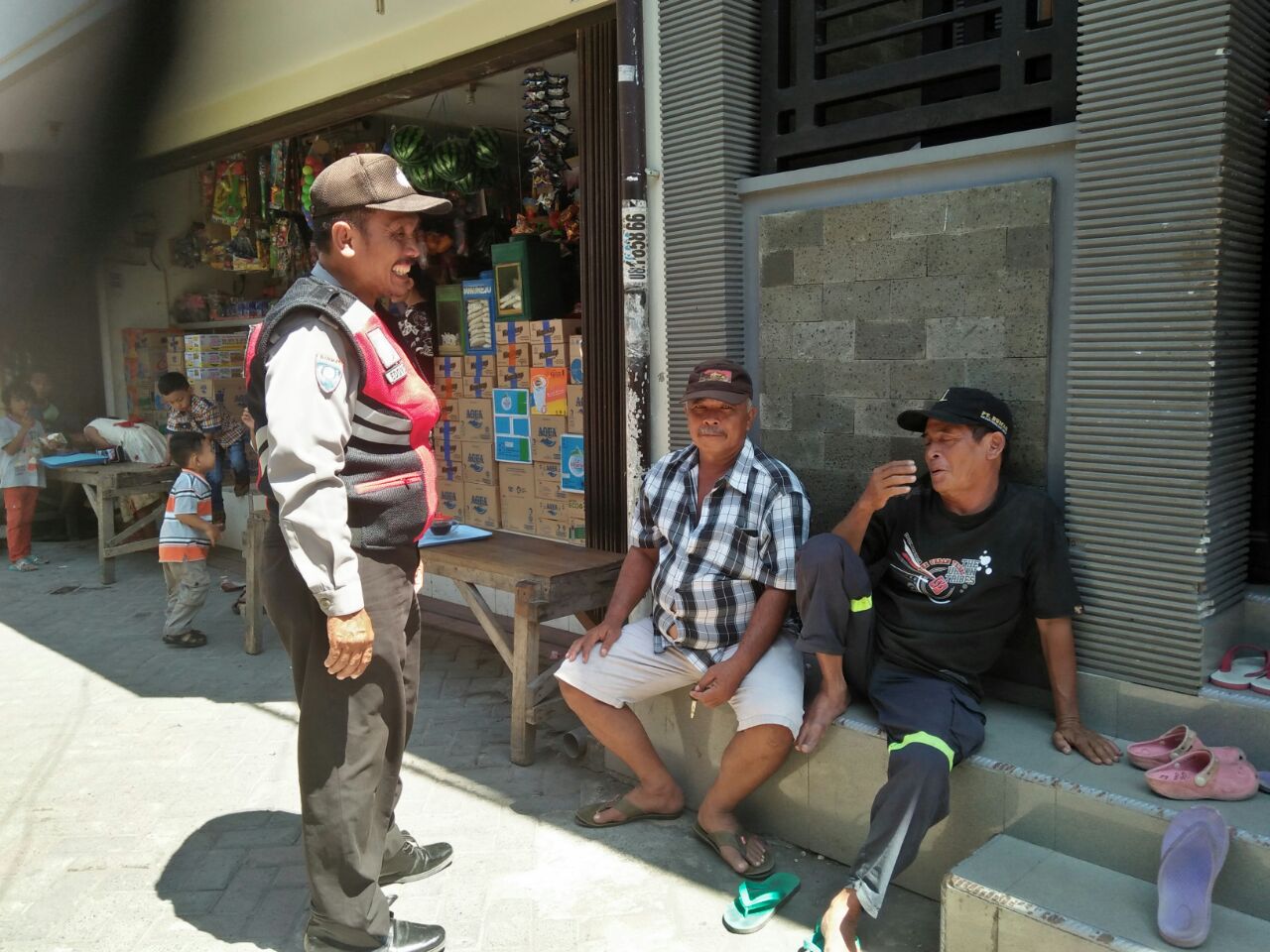 Ciptakan Pemilu Damai, Babinkamtibmas Ujung Gencar Suarakan Jaga Kerukunan