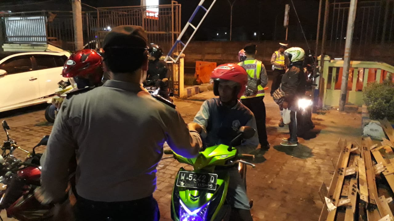 Operasi Multi Sasaran, Polsek Krembangan Dapat Hasil 9 Pengendara Tanpa SIM