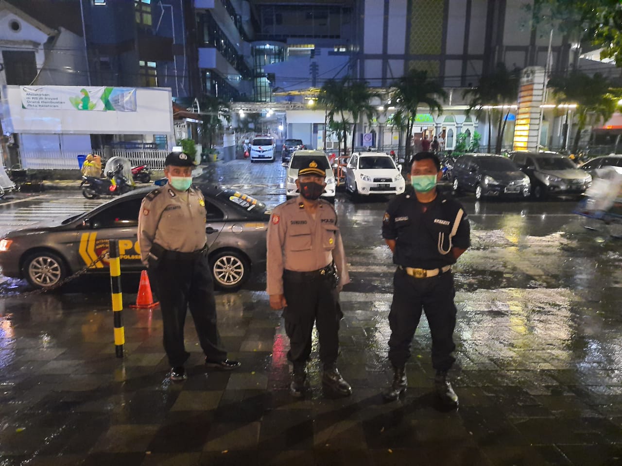 Polsek Pabean Cantikan Laksanakan Patroli Malam di Rumah Sakit Al Irsyad
