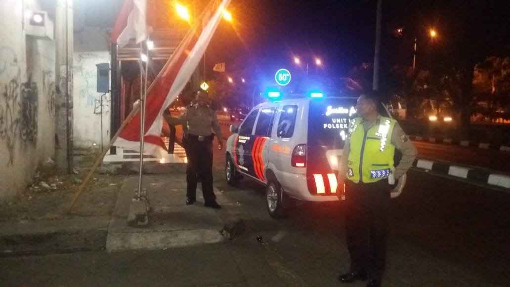 Cegah Balapan Liar, Polsek Kenjeran Lakukan Patroli Malam