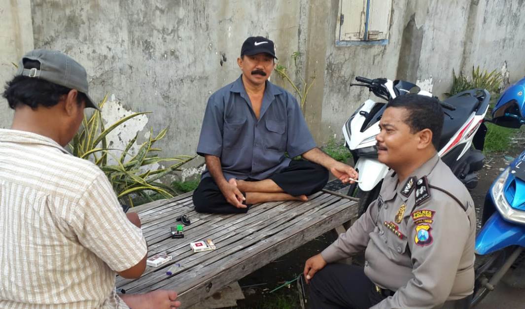 Babinkamtibma Krembangan Utara Ajak Tomas Sosialisasikan Jaga Kerukunan