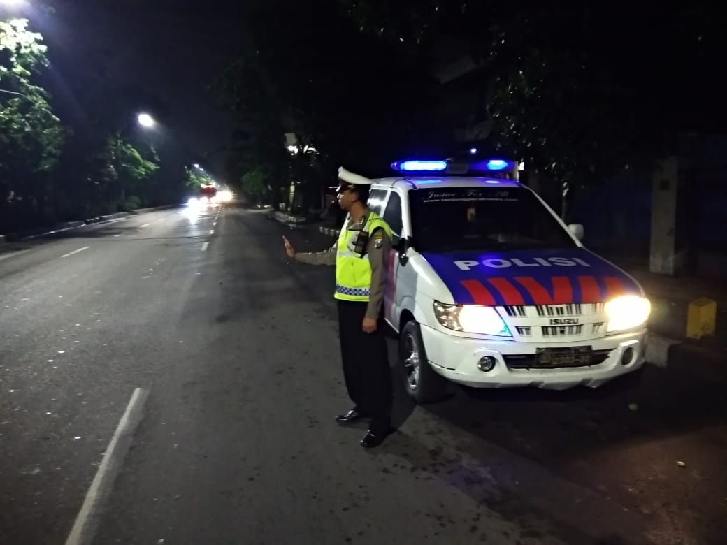 Polsek Krembangan Pantau Tempat Rawan, Antisipasi 3C & Balap Liar