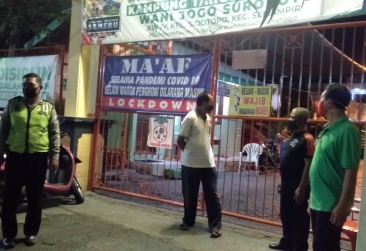 Polsek Semampir Gelar Patroli Malam di Kampung Tangguh RW 04 Sidotopo