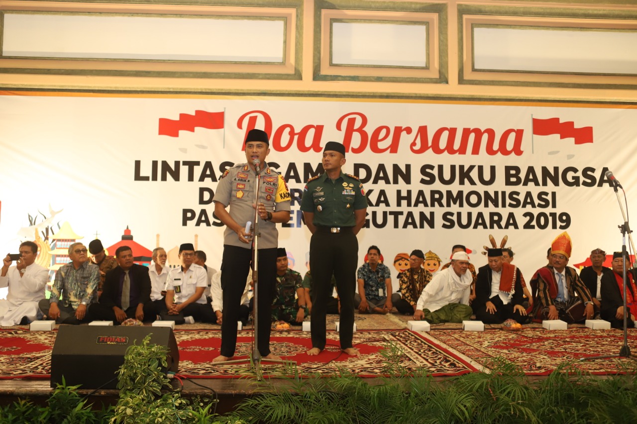Polres Tanjung Perak Gelar Doa Bersama Lintas Agama Demi Suksesnya Pemilu
