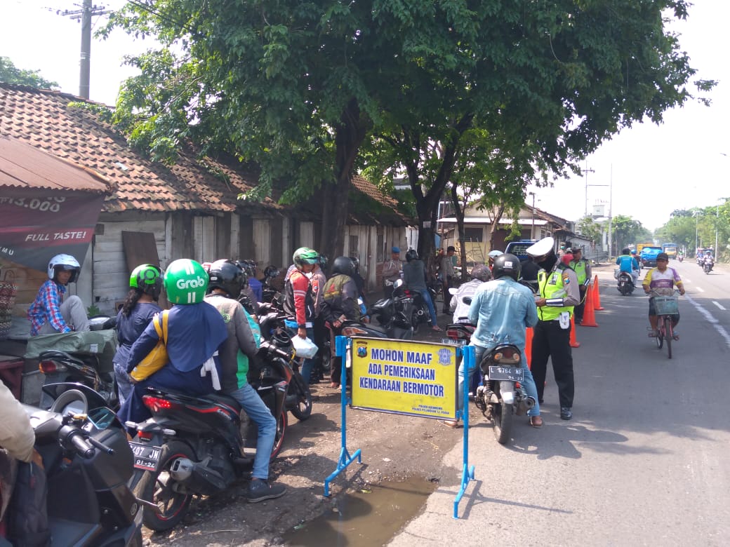 Polsek Asemrowo Gelar Operasi Cipkon, Antisipasi Kendaraan Hasil Curanmor