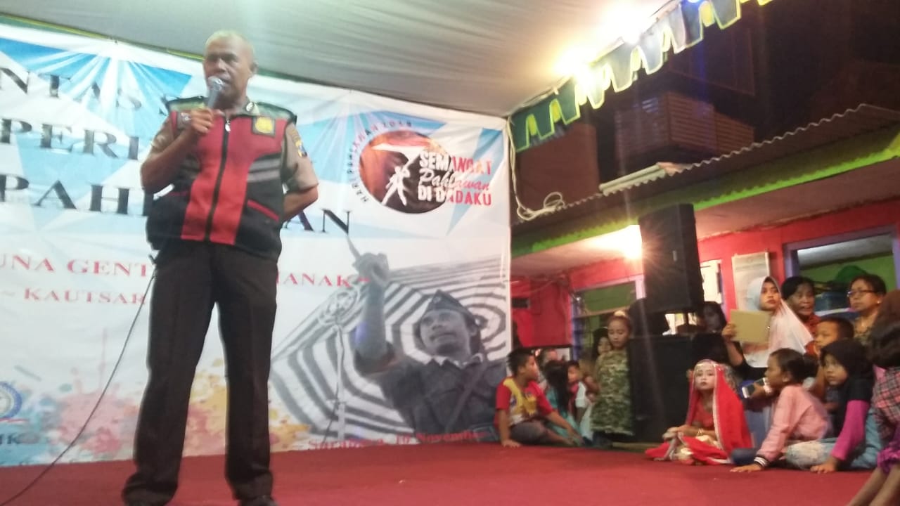 Babinkamtibmas Genting Kalianak Titip Pesan Dukung Pemilu Damai