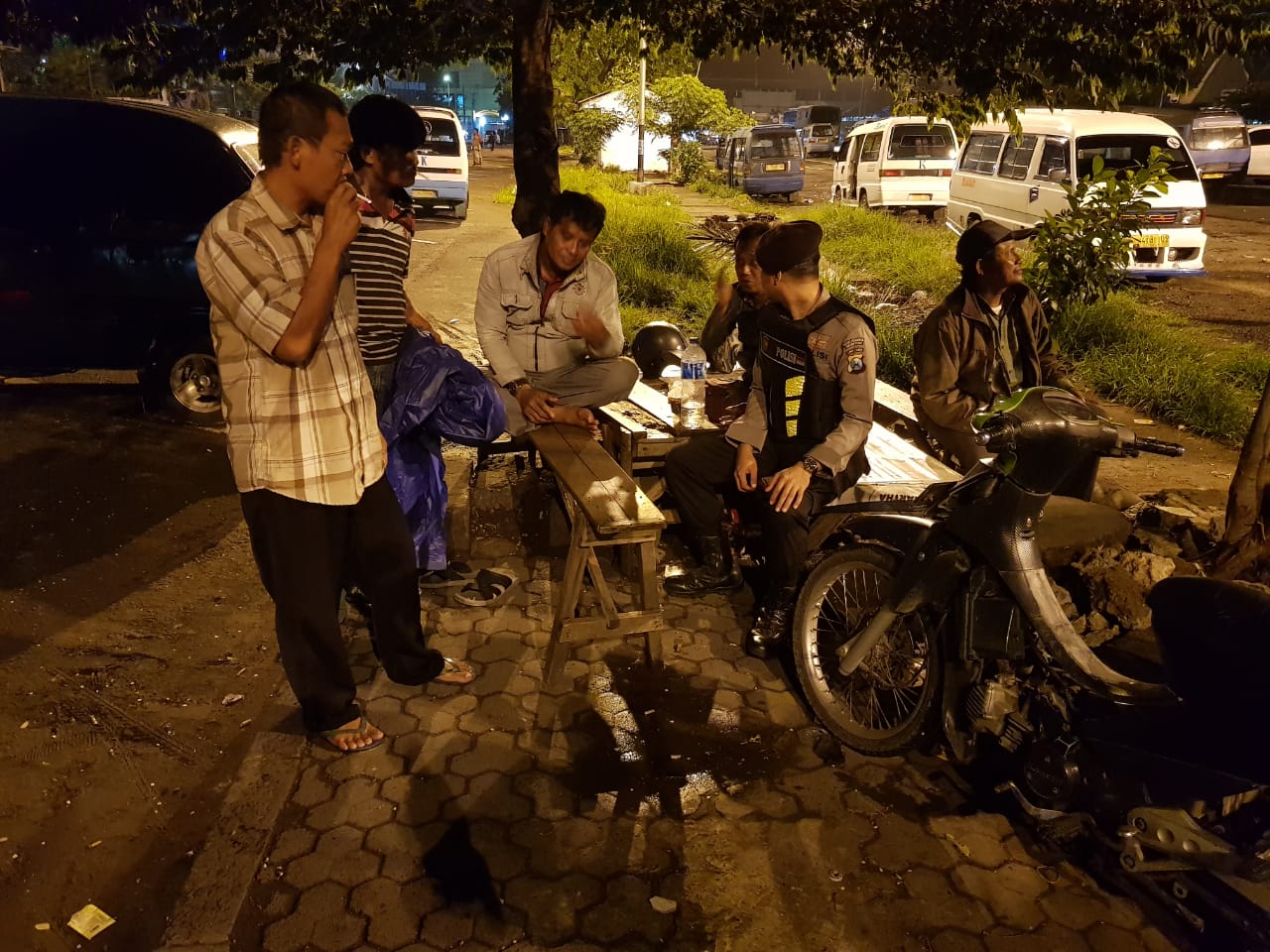 Patroli Terminal Ujung, Satsabhara Polres Tanjung Perak Antisipasi 3C & Premanisme