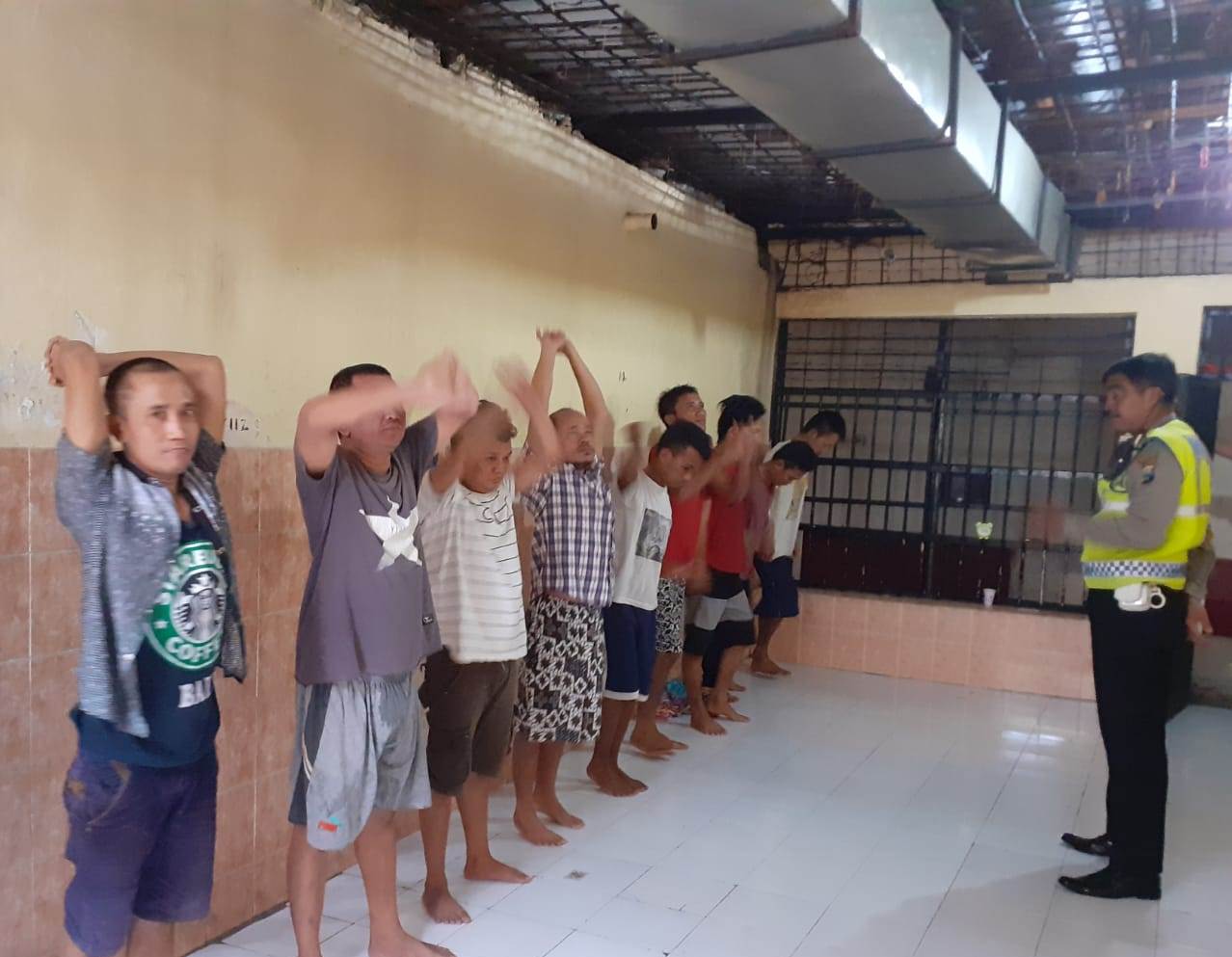 Cegah Tahanan Kabur Polsek Krembangan Lakukan Cek Rutin Pagi & Malam