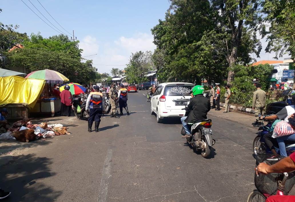 Wakapolsek Semampir Pimpin Operasi Pemberlakuan PPKM Darurat Bareng Personil Gabungan