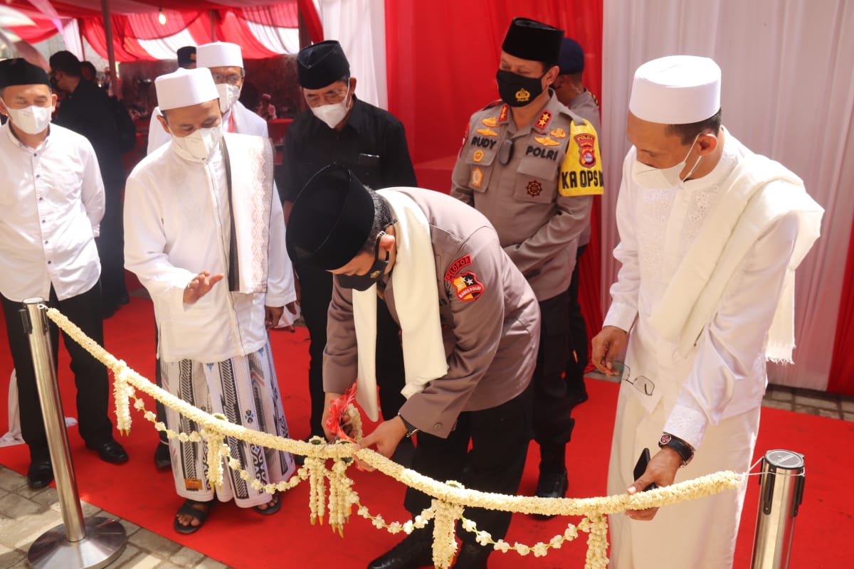 Resmikan Ponpes Tajul Falah Banten, Kapolri: Silaturahmi Dengan Ulama Jangan Pernah Putus