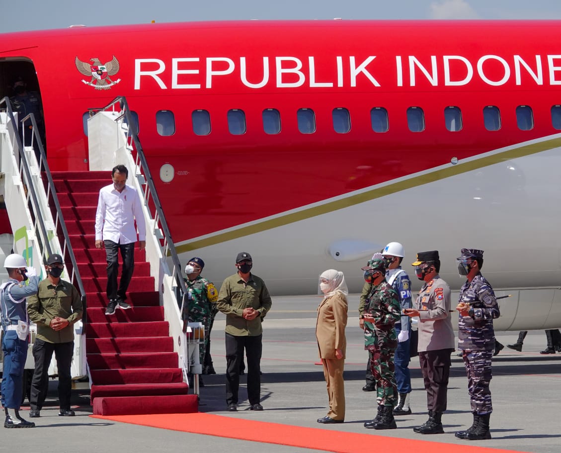 Forkompimda Jatim Dampingi Presiden RI Ground Breaking Pembangunan Smelter PT.Freeport Indonesia