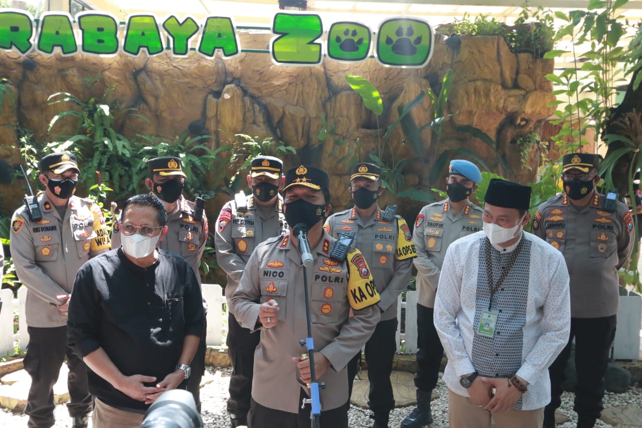 Libur Lebaran Idul Fitri 1443 H, Kapolda Jatim Cek Penerapan Prokes di Tempat Wisata