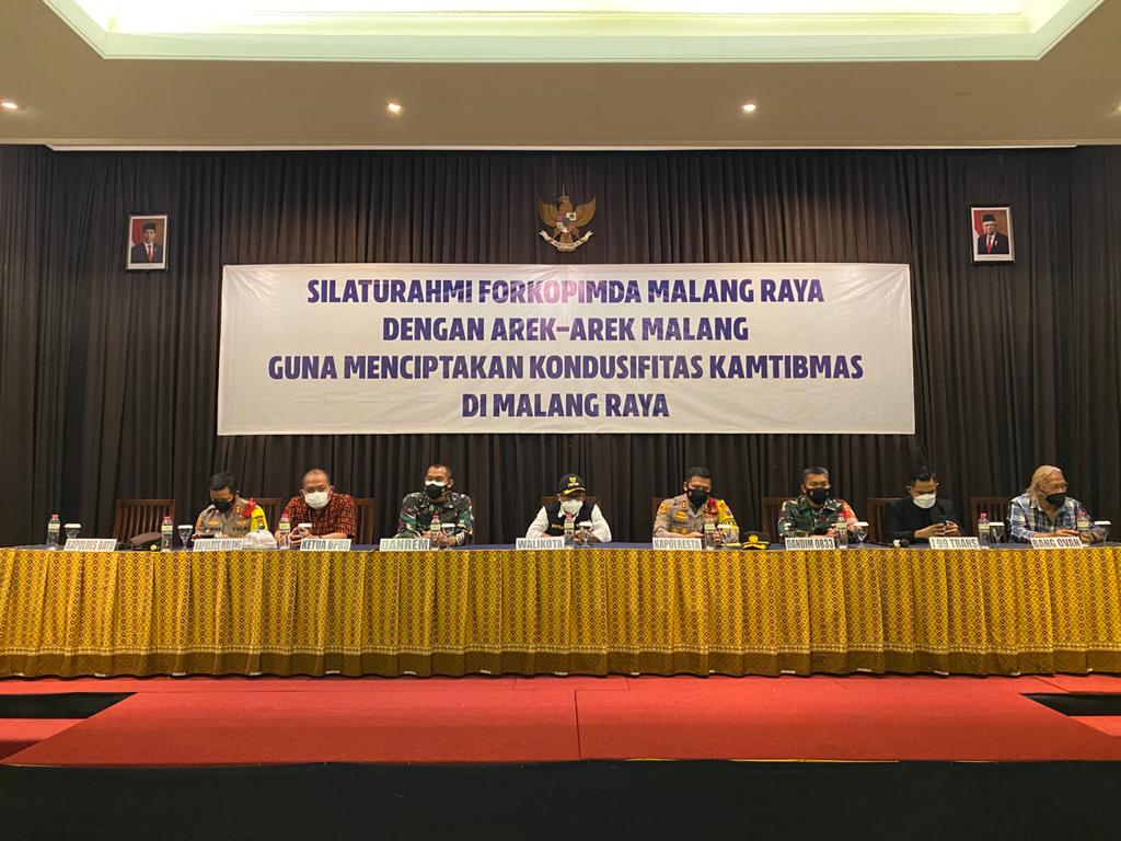 Demi Kamtibmas, Forkopimda Malang Raya Gelar Silahturahmi Bersama Arek Malang