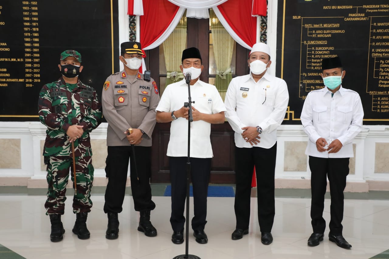 Kunjungi KSAU, Kapolri Harap Sinergitas Dari Atas Hingga Bawah Tegakan Displin Prokes Masyarakat