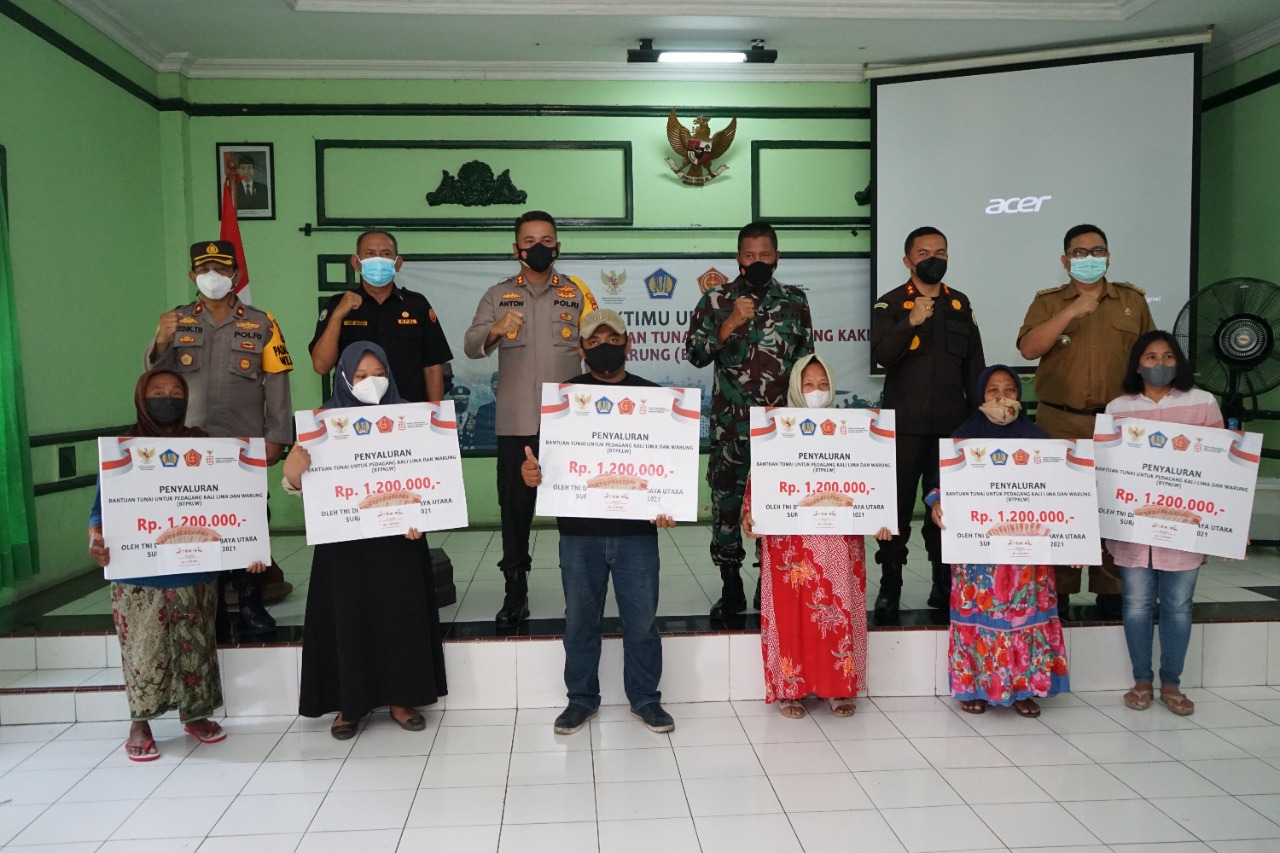 KAPOLRES TANJUNG PERAK HADIRI GIAT KODIM SURABAYA UTARA "BAKTIMU UNTUK NEGERI"