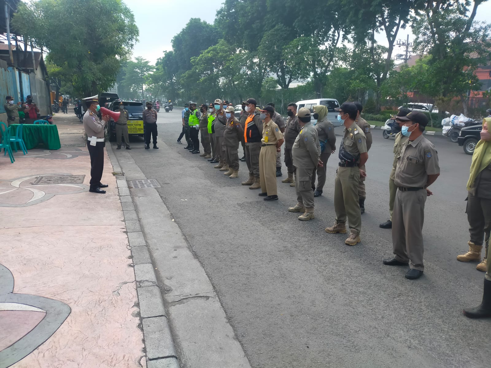 Ops Yustisi Digelar Polsek Asemrowo, Himbau Masyarakat Patuhi Protokol Kesehatan