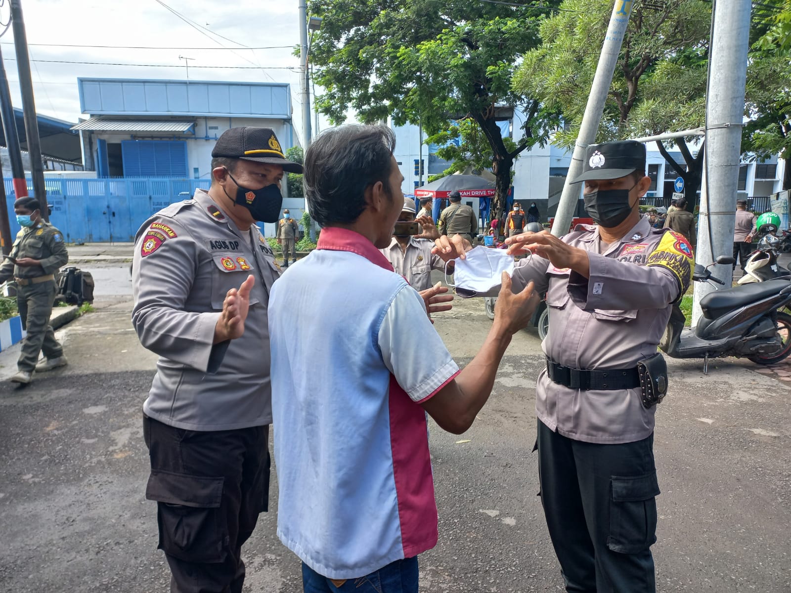 Polsek Kenjeran Lakukan Kegiatan Operasi Yustisi Bersama Instansi Samping