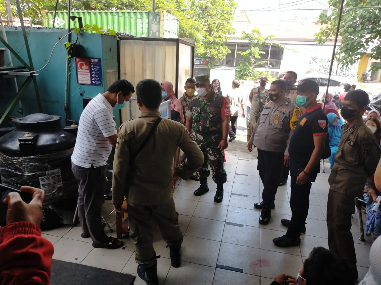 Operasi Yustisi Dilakukan Polsek Krembangan, Sasar Masyarakat Yang Tidak Patuhi Protokol Kesehatan