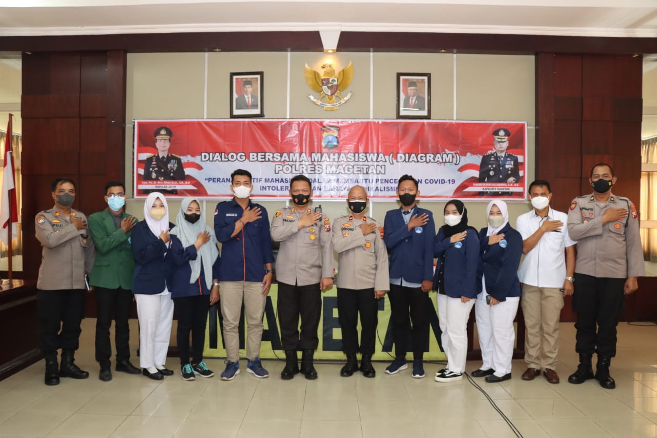 Kapolres Magetan Gelar Dialog Bersama Mahasiswa "DIAGRAM" Dalam Rangka Harkamtibmas di Wilayah Magetan